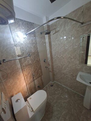 Bathroom in 3 BHK Builder Floor at Kailash Colony – for Rent