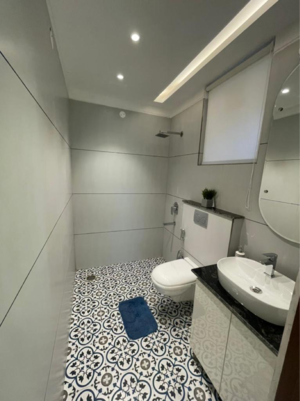 Bathroom in 3 BHK Apartment at Old Ambala Road – for Sale