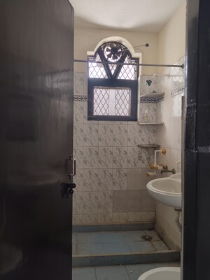 Bathroom in 3 BHK Builder Floor at Ashoka Enclave 3, Sector 35 – for Rent