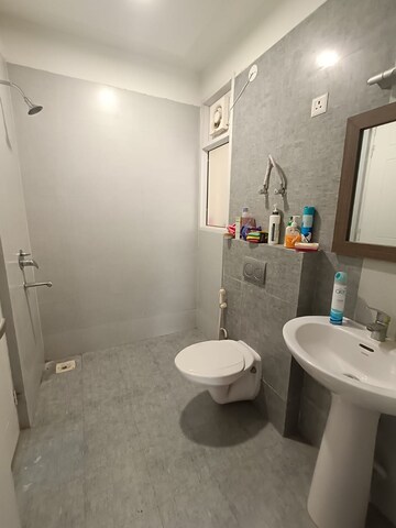 Bathroom in 4 BHK Apartment at Mahagun Mirabella, Sector 79 – for Rent