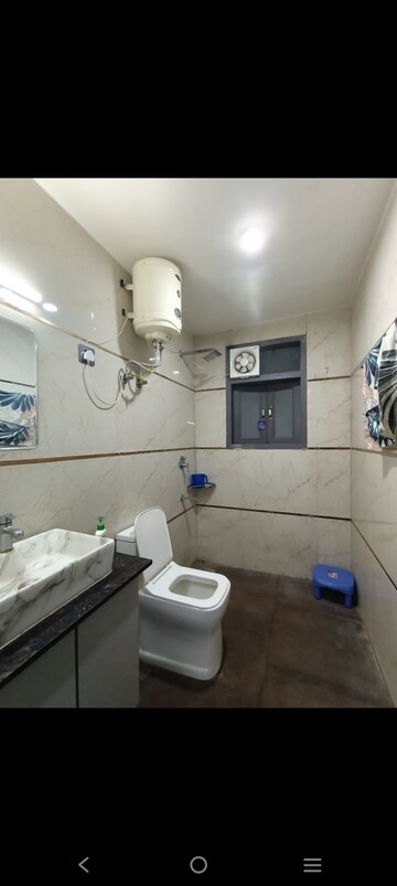 Bathroom in 2 BHK Builder Floor at Saket – for Rent