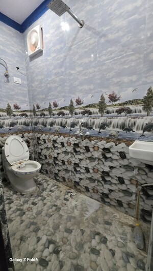 Bathroom in 1 BHK Builder Floor at Chattarpur – for Rent