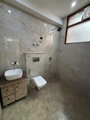 Bathroom in 3 BHK Builder Floor at Disha CGHS, Sector 48 – for Sale
