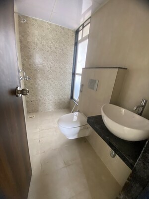 Bathroom in 3 BHK Apartment at JP North Barcelona, Mira Road – for Rent