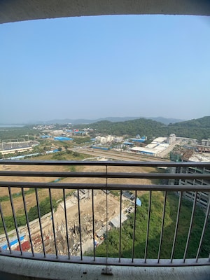 Balcony in 3 BHK Apartment at JP North Barcelona, Mira Road – for Rent