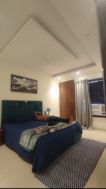 Bedroom in 1.5 BHK Builder Floor at Chattarpur – for Rent