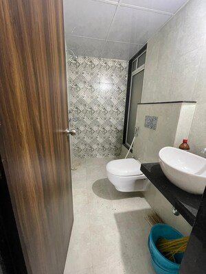 Bathroom in 3 BHK Apartment at JP North Barcelona, Mira Road – for Rent