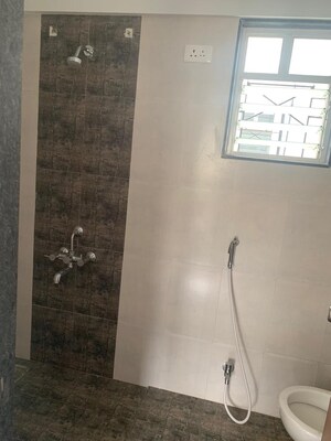 Bathroom in 2.5 BHK Apartment at Try Kanchan Eleena, Wakad – for Rent