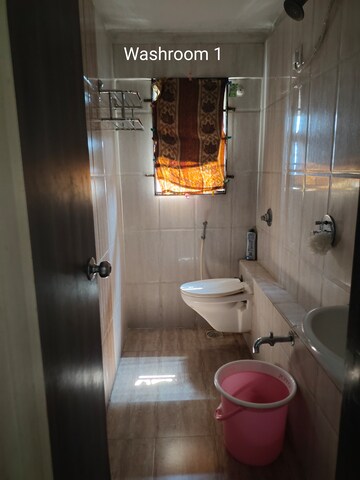 Bathroom in 2 BHK Apartment at Mantri Serene, Goregaon East – for Rent