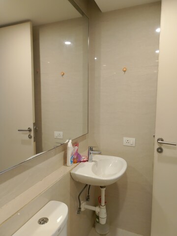 Bathroom in 1 BHK Apartment at Hiranandani Fortune City, New Panvel – for Rent