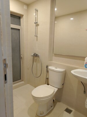 Bathroom in 1 BHK Apartment at Hiranandani Fortune City, New Panvel – for Rent
