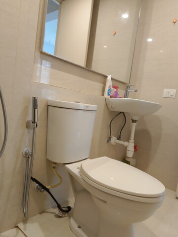Bathroom in 1 BHK Apartment at Hiranandani Fortune City, New Panvel – for Rent