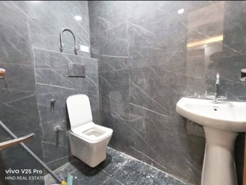 Bathroom in 2 BHK Builder Floor at Chattarpur – for Rent