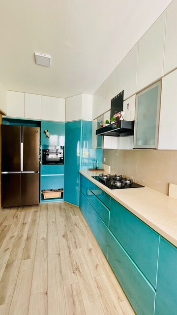 Kitchen in 2 BHK Apartment at Prestige Lakeside Habitat, Varthur – for Sale