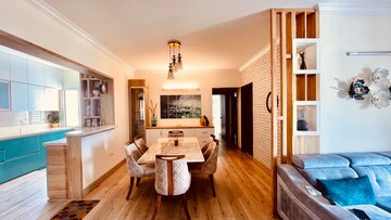 Living Room in 2 BHK Apartment at Prestige Lakeside Habitat, Varthur – for Sale