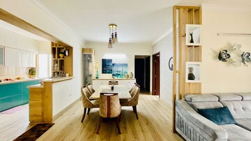 Living Room in 2 BHK Apartment at Prestige Lakeside Habitat, Varthur – for Sale