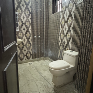 Bathroom in 1 BHK Builder Floor at Chattarpur – for Rent