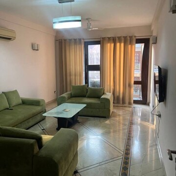 Living Room in 2 BHK Builder Floor at Risland Sky Mansion, Chattarpur – for Rent