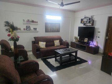 Living Room in 3 BHK Apartment at Puravankara Purva Fairmont, Hsr Layout – for Rent