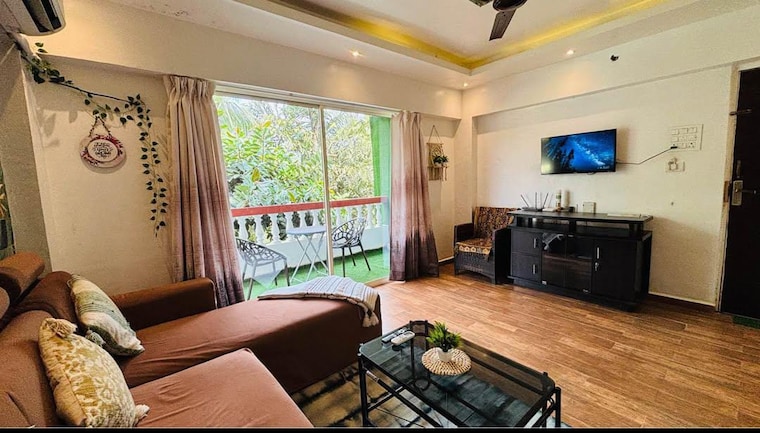 Living Room, ashar-edge 1 Bedroom 456 Sq.Ft. Apartment In Pokhran Road No Two Thane 9437016