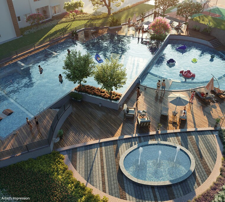 Swimming Pool, k-raheja-vivarea-bangalore 4 Bedroom 3683 Sq.Ft. Apartment In Koramangala Bangalore 9436942
