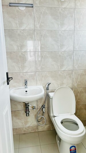 Bathroom in 2 BHK Apartment at Sowparnika Ashiyana, Samethanahalli – for Rent