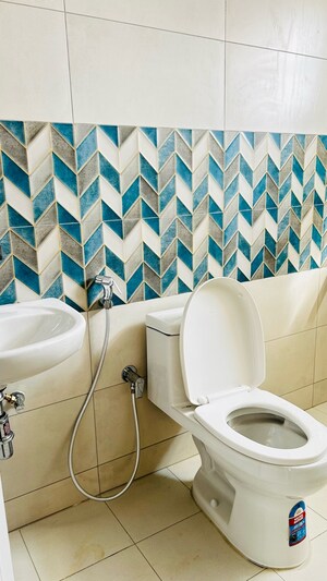 Bathroom in 2 BHK Apartment at Sowparnika Ashiyana, Samethanahalli – for Rent