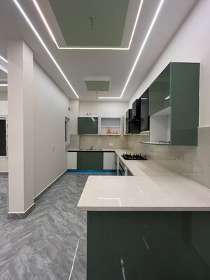 Kitchen in 3 BHK Builder Floor at Canal Road – for Sale