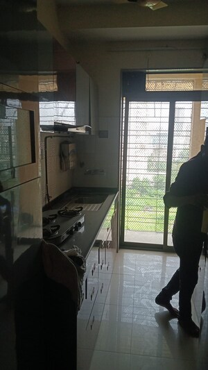 Kitchen in 2 BHK Apartment at Rosa Manhattan, Ghodbunder Road – for Rent