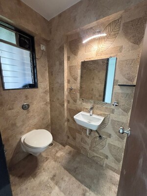 Bathroom in 3 BHK Apartment at Om Jeevandeep CHS, Chembur – for Rent