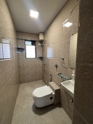 Bathroom in 3 BHK Apartment at Om Jeevandeep CHS, Chembur – for Rent