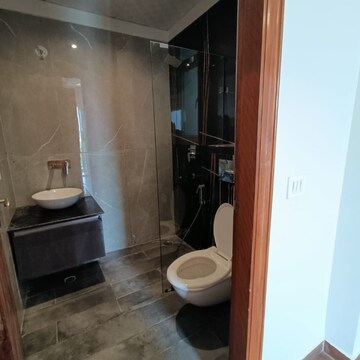 Bathroom in 3 BHK Apartment at Siddharth Vihar – for Rent