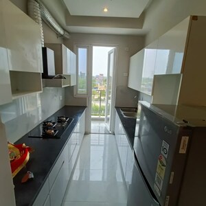 Kitchen in 3 BHK Apartment at Siddharth Vihar – for Rent