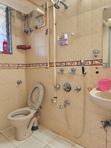 Bathroom in 2 BHK Apartment at Anant Niwas Parel, Parel – for Rent
