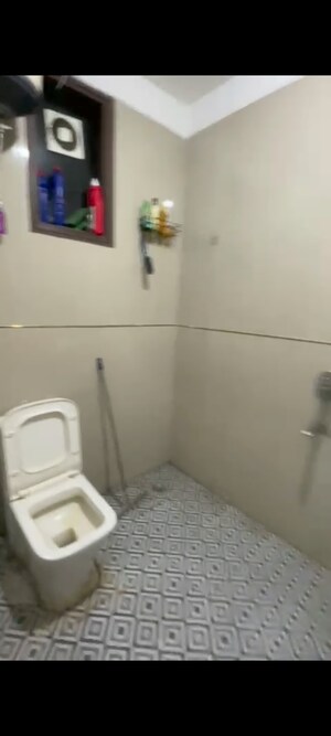 Bathroom in 2 BHK Builder Floor at Chattarpur – for Rent