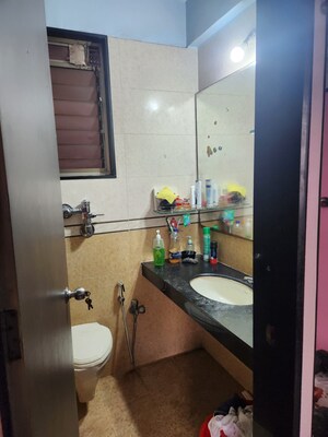 Bathroom in 2.5 BHK Apartment at Neelkanth Palms, Kapur Bawdi – for Rent