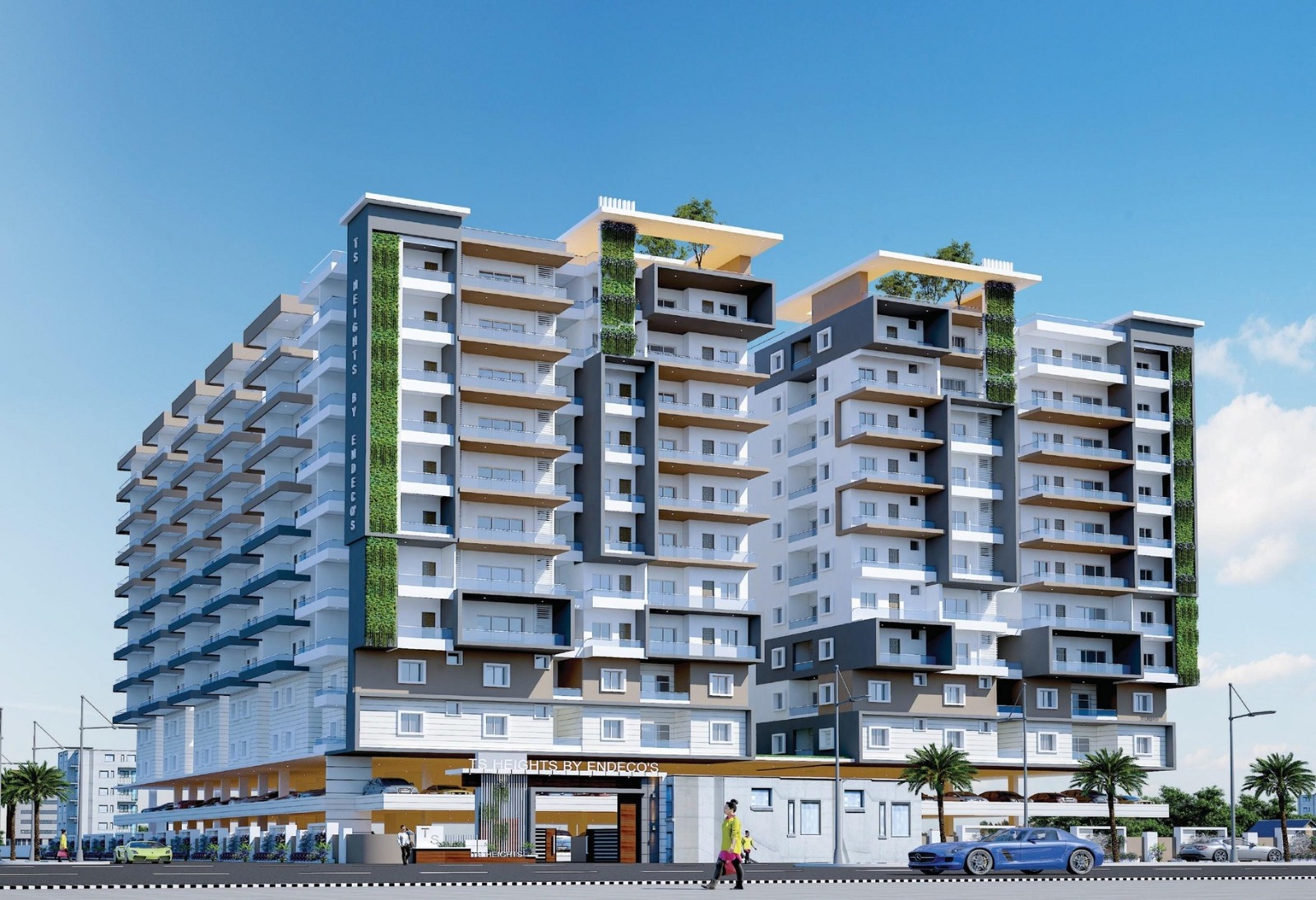 3 BHK 1830 Sq.Ft. Apartment in Endeco TS Heights