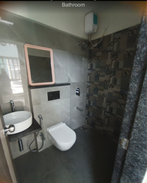 Bathroom in 1 BHK Apartment at Abhigna Avirahi Elegance, Jankalyan Nagar – for Sale