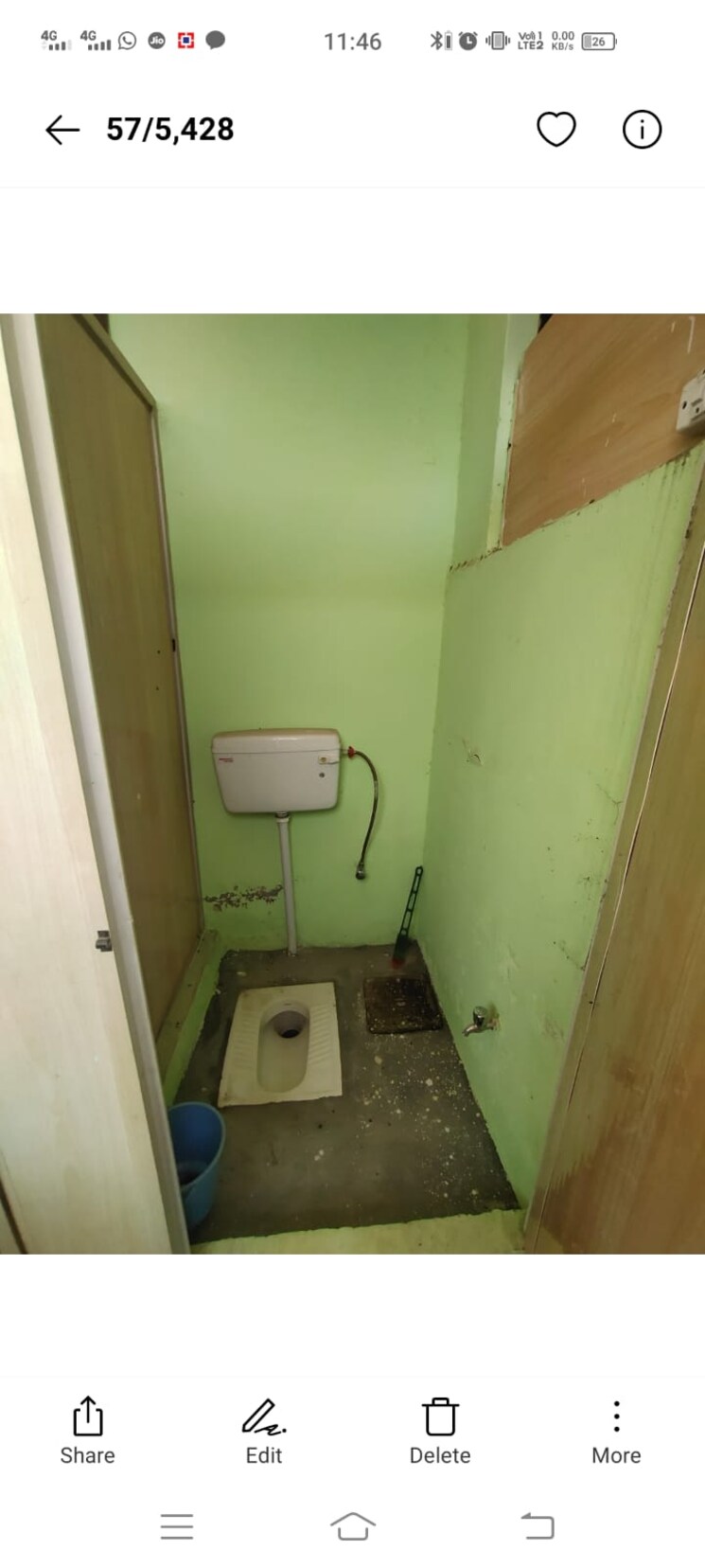 Bathroom, sector 15 2 Bedroom 160 Sq.Yd. Independent House In Sector 15 Gurgaon 9438160