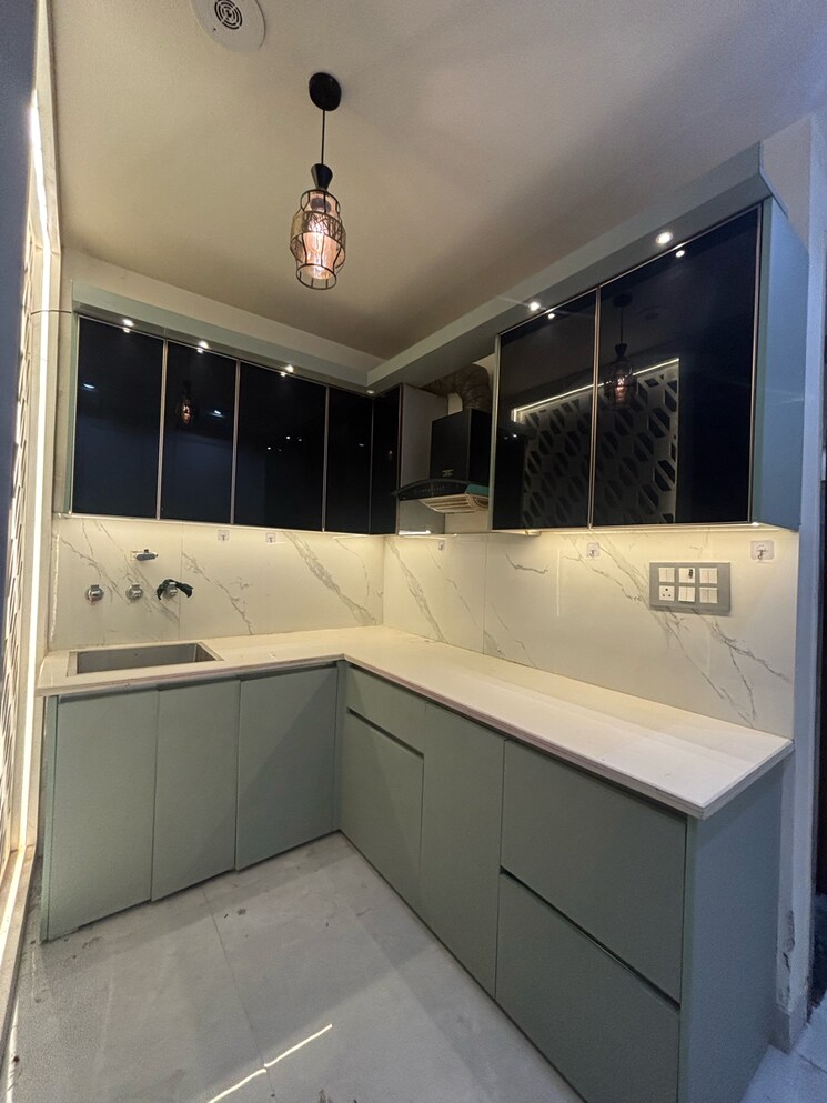 Kitchen, dwarka mor 2 Bedroom 550 Sq.Ft. Builder Floor In Dwarka Mor Delhi 9438306