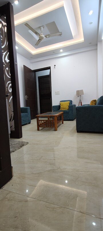 Living Room in 1 BHK Builder Floor at Chattarpur – for Rent