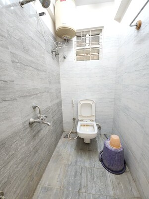 Bathroom in 1 BHK Builder Floor at Haralur Road – for Rent