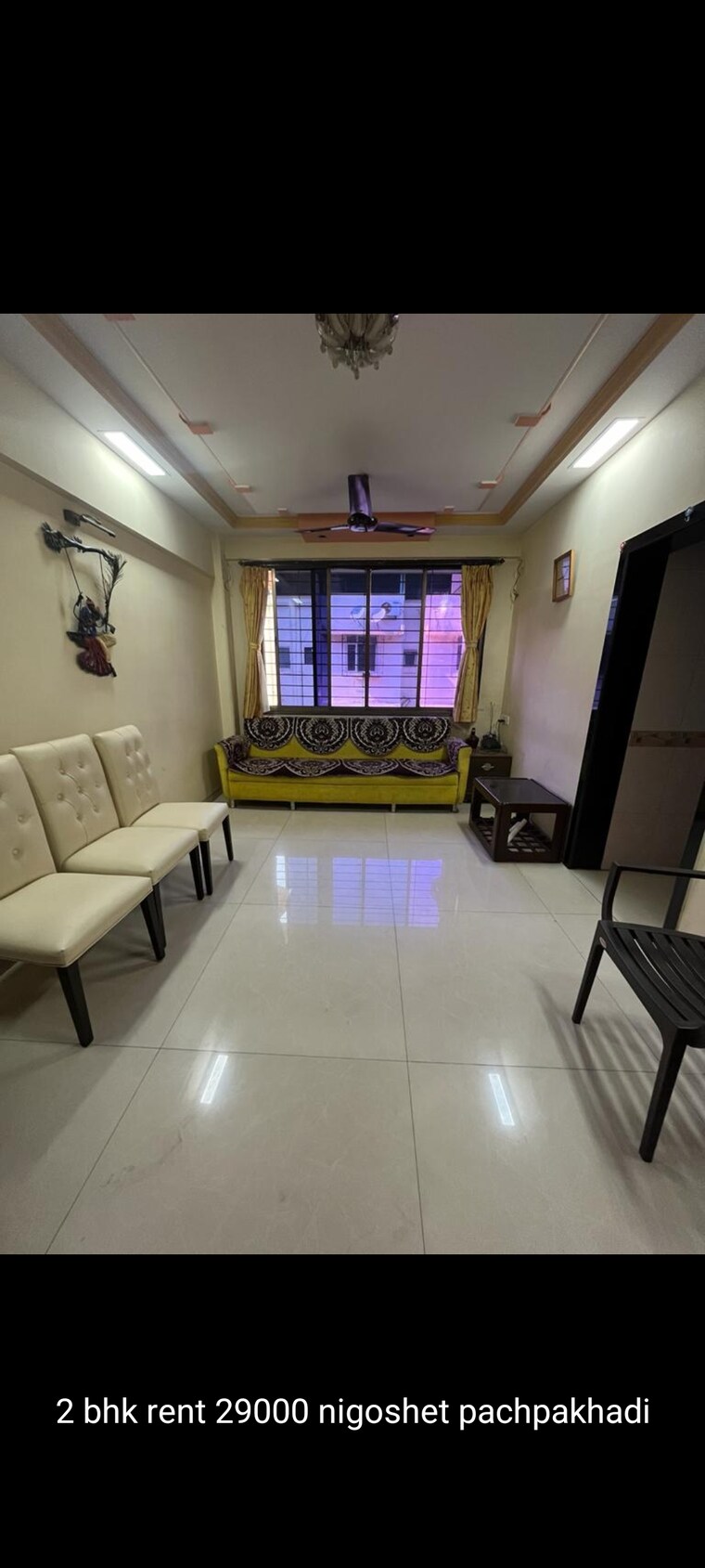 Living Room, gajraj-chs-kopri 2 Bedroom 680 Sq.Ft. Apartment In Kopri Thane 9438984