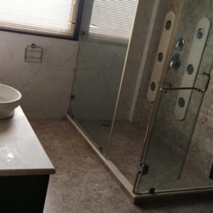 Bathroom in 4 BHK Builder Floor at Suncity Township Gurgaon, Sector 54 – for Sale