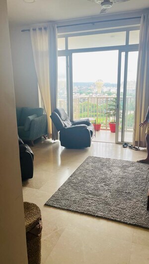 Living Room in 4 BHK Apartment at Emaar Emerald Floors Premier, Sector 65 – for Rent