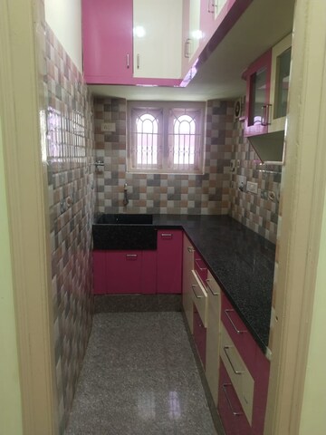 Kitchen in 2 BHK Builder Floor at Btm Layout Stage 2 – for Rent