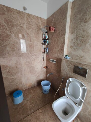 Bathroom in 4 BHK Apartment at Sheth Avalon, Laxmi Nagar – for Sale