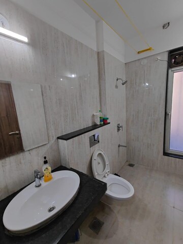 Bathroom in 4 BHK Apartment at Sheth Avalon, Laxmi Nagar – for Sale