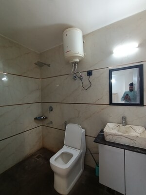 Bathroom in 2 BHK Builder Floor at Saket – for Rent