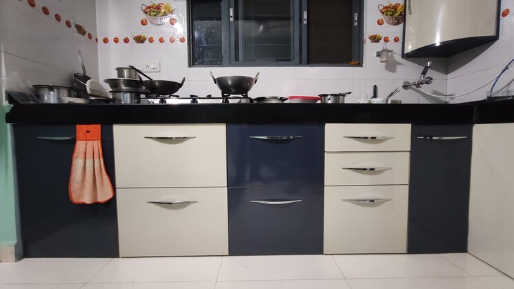 Kitchen, d-s-shivtej-apartment 2 Bedroom 700 Sq.Ft. Apartment In Dhanori Pune 9439927